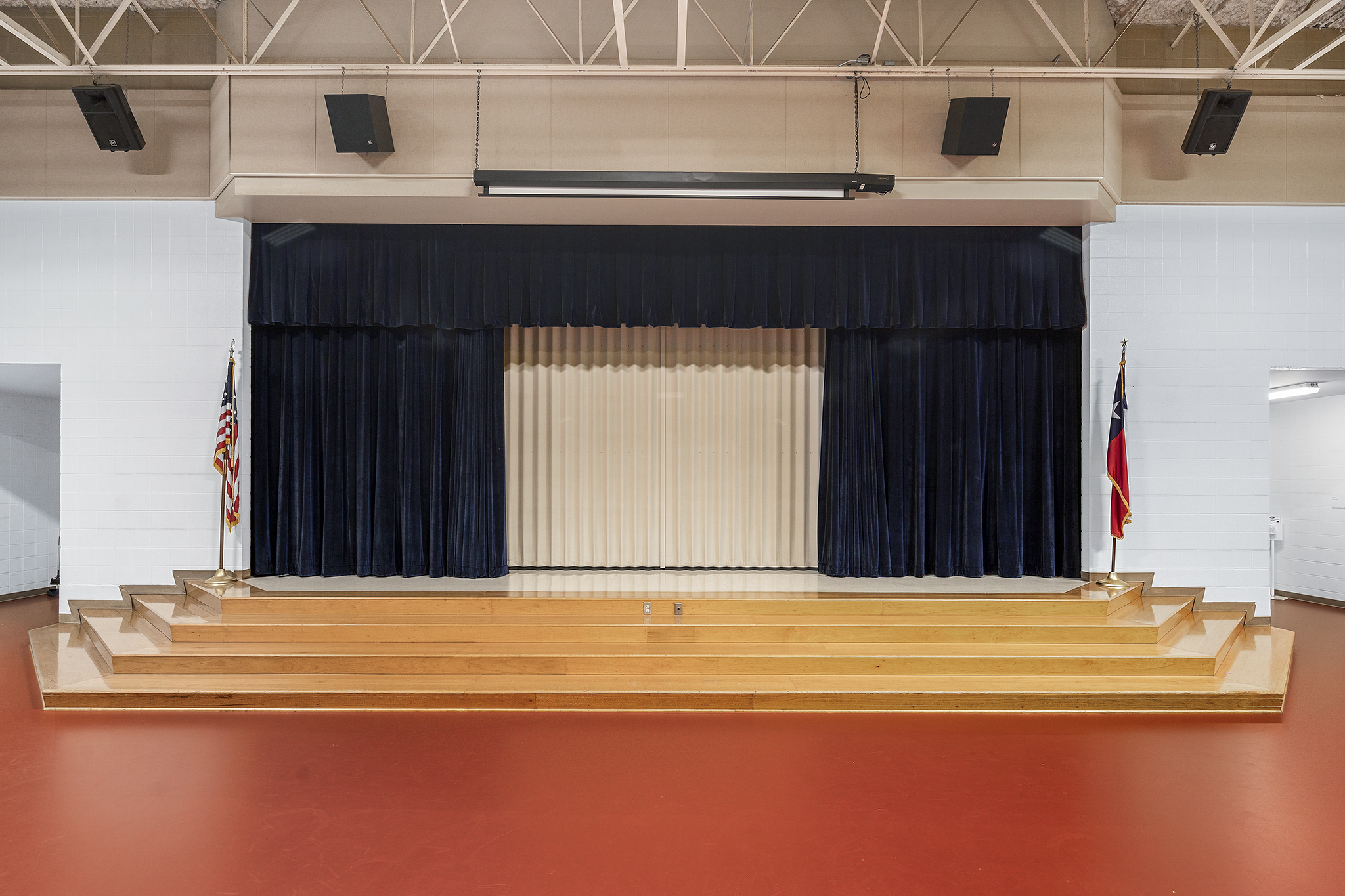 Alief ISD MultiSchool Stage Curtain and Sound System Project Dunhill